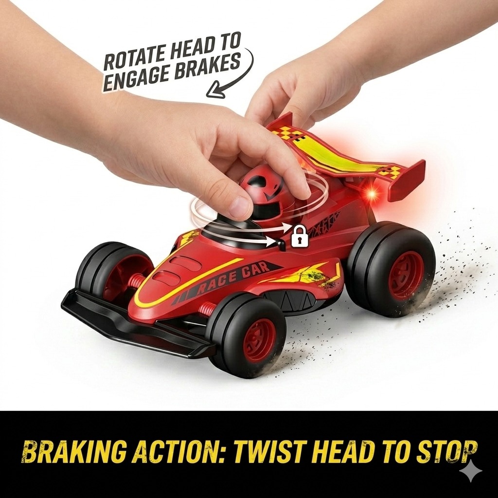 NEXTGEN Ultimate Racing Combo – Die-Cast Car Set, Blue Racer & Free Spider-Head Spinner | C-20 - Image 5