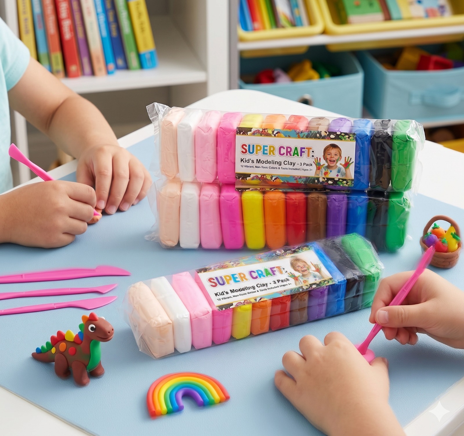 Kids' Video Walkie Talkie Set – Includes FREE Super Craft Modeling Clay | C-16 - Image 5